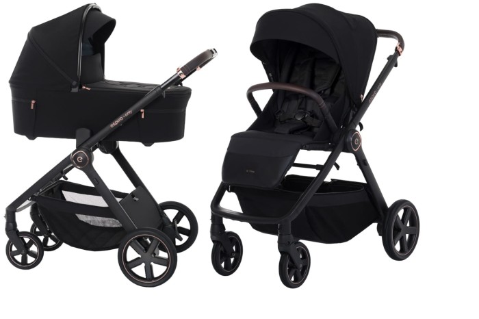 ESPIRO ONLY wózek dziecięcy 2w1 | 410 Stylish Black | kolekcja 2025