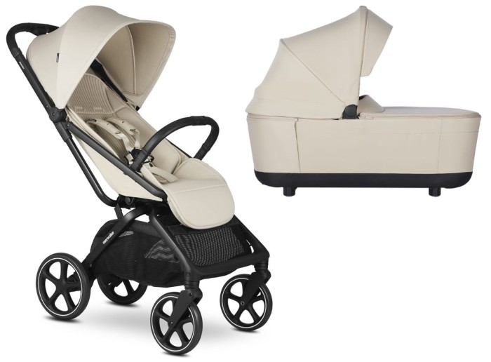 EASYWALKER ROCKEY L  wózek dziecięcy 2w1 | Bright Taupe
