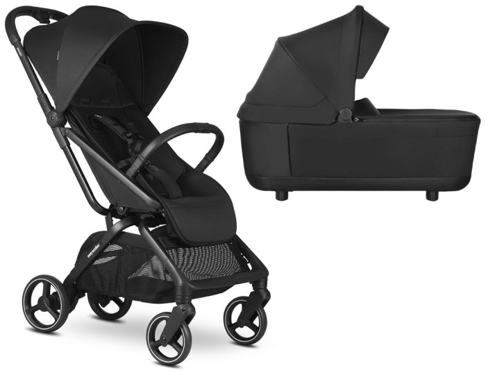 EASYWALKER ROCKEY M wózek dziecięcy 2w1 | Pure Black