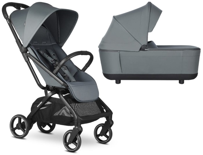 EASYWALKER ROCKEY M wózek dziecięcy 2w1 | Smooth Grey