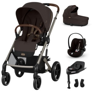 CYBEX BALIOS S LUX zestaw 3w1 z fotelikiem Cloud G i-Size i bazą ISOFIX | Chocolate Brown | kolekcja 2025