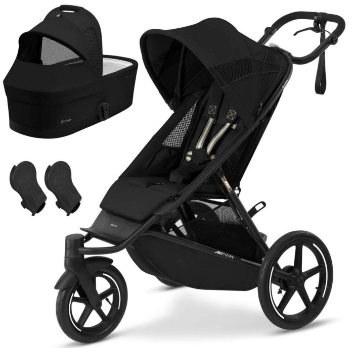 CYBEX Avi Spin wózek biegowy 2w1 | terenowy | Moon Black