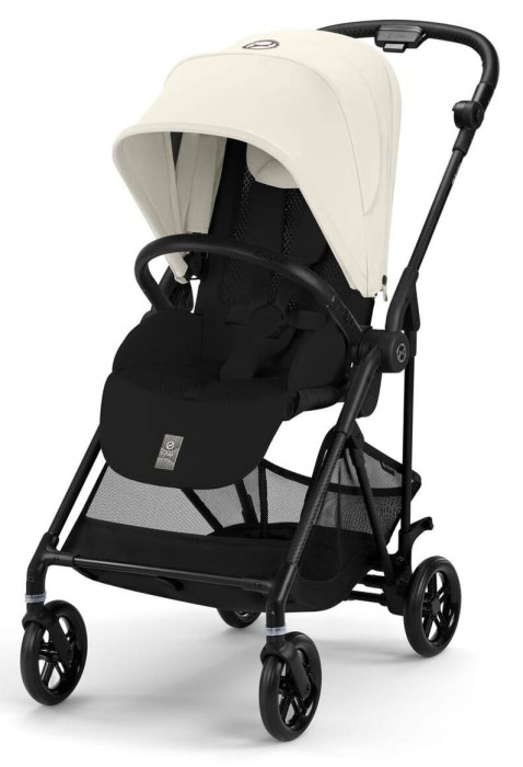 CYBEX MELIO CARBON lekki wózek spacerowy  | Canvas White