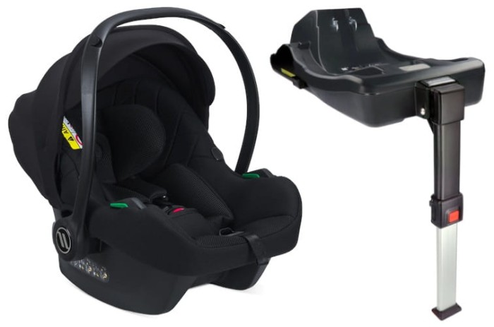 AVIONAUT COSMO AIRFLOW fotelik 40-87 cm + BAZA DOCK 2 | Black