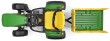 John Deere RC Traktor na pilota 12 V - 3