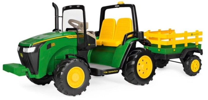 JOHN DEERE pojazd na akumulator DUAL FORCE 12V z przyczepką