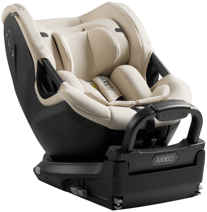 AXKID SPINKID 2 fotelik obrotowy RWF 40-105 cm | Beachgrass Beige