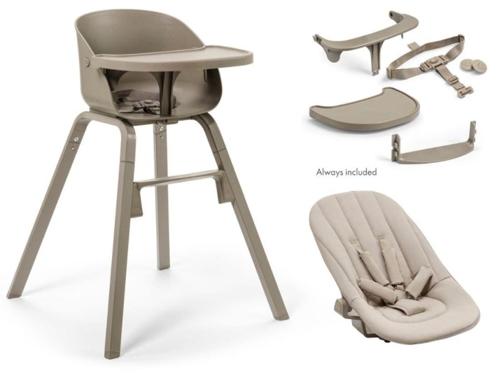 ELODIE DETAILS GRACE krzesełko do karmienia 4w1 | Tender Taupe