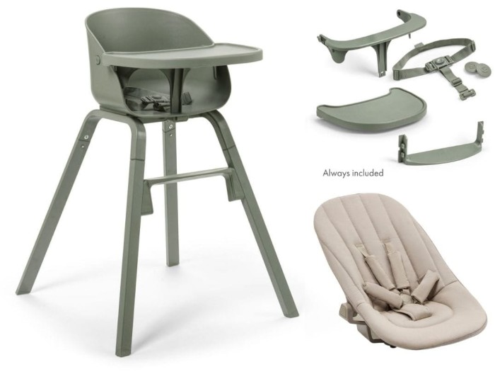 ELODIE DETAILS GRACE krzesełko do karmienia 4w1 | Hazy Jade