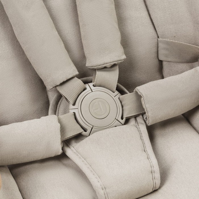 Elodie Details - Leżaczek dla noworodka Newborn Seat GRACE, Moonshell - pasy.jpg