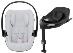 CYBEX fotelik dla noworodka Cloud G i-Size | Fog Grey | Baza ISOFIX