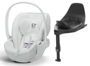 CYBEX CLOUD T i-Size fotelik dla niemowlaka 45-87 | baza ISOFIX Base T | Urban Mobility White