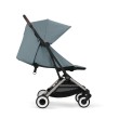 cybex orfeo wózek spacerowy z pochylanym oparciem stormy blue