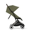 cybex orfeo wózek spacerowy mały po złożeniu Moss Green