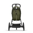 Wózek biegowy Cybex Avi Spin w kolorze zielonym moss green, widok od tyłu