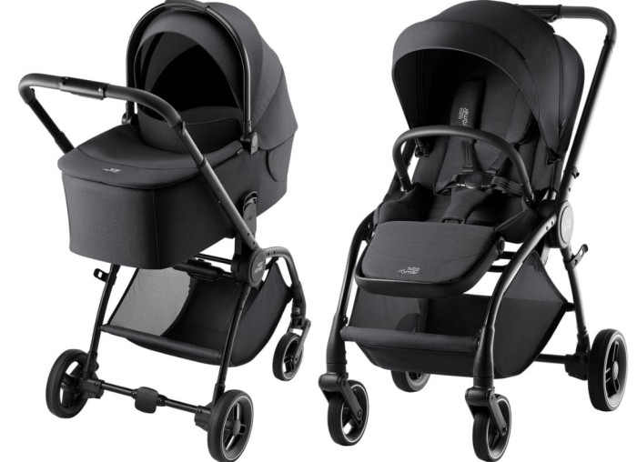 BRITAX RÖMER Rio 2w1 wózek dziecięcy | Carbon Black