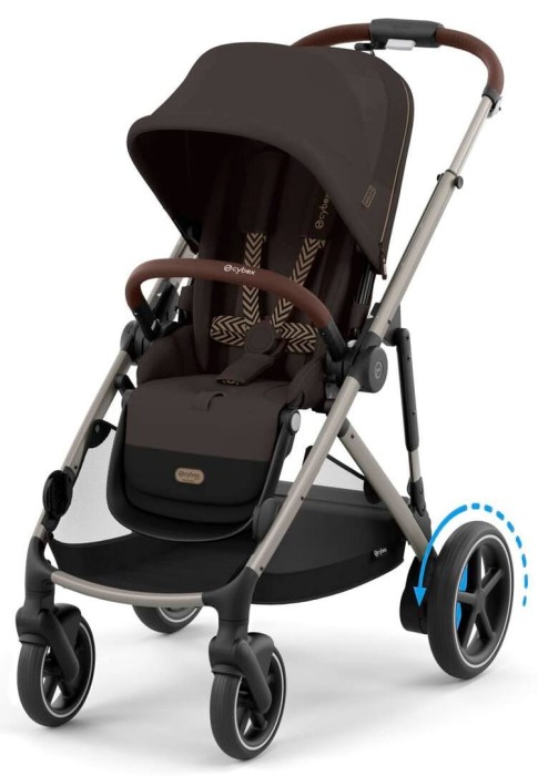 CYBEX e-Gazelle S elektryczny wózek spacerowy | Chocolate Brown