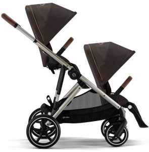 CYBEX e-Gazelle S elektryczny wózek bliźniaczy | Chocolate Brown