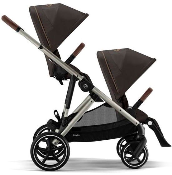 CYBEX e-Gazelle S elektryczny wózek bliźniaczy | Chocolate Brown