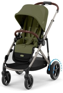 CYBEX e-Gazelle S elektryczny wózek spacerowy | Moss Green