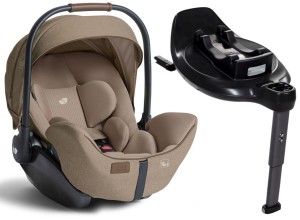 JOIE I-LEVEL PRO Fotelik dla noworodka + Baza ENCORE | Sandstone