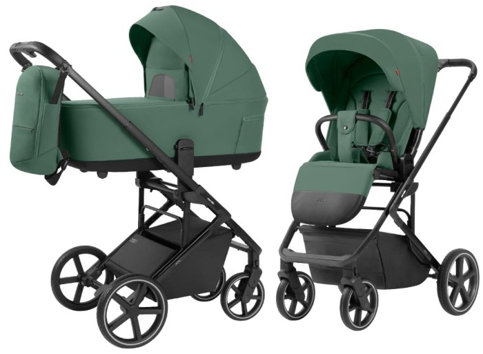 CARRELLO ALFA CRL-6522 Wózek głęboko-spacerowy | Meadow Green