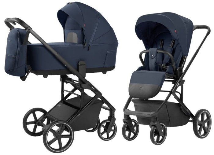 CARRELLO ALFA CRL-6522 Wózek głęboko-spacerowy | Denim Blue