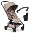 Joolz Aer 2 lekki wózek spacerowy - zestaw z pałąkiem i uchwytem na kubek - Sandy Taupe