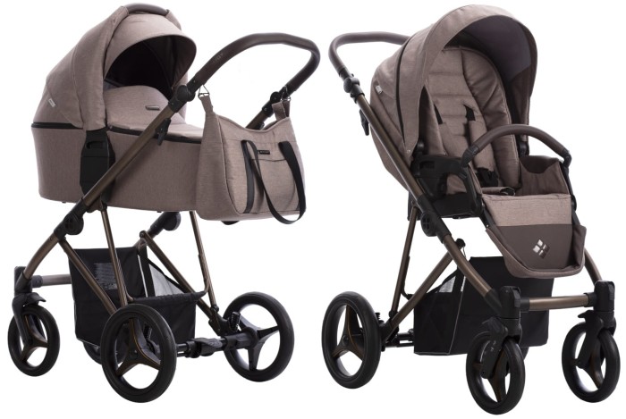BEBETTO FLAVIO wózek dziecięcy 2w1 | CHOCO 18 / BRM
