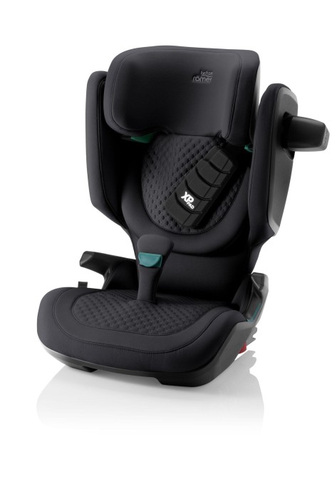 Britax Römer Kidfix Pro Onyx Black – przód fotelika z XP-Pad i SecureGuard