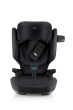 Britax Römer Kidfix Pro Onyx Black – widok frontalny, komfortowe siedzisko i regulowany zagłówek