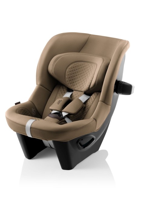 Britax Römer Max-Safe Pro Warm Caramel fotelik RWF z wkładką i pasami bezpieczeństwa