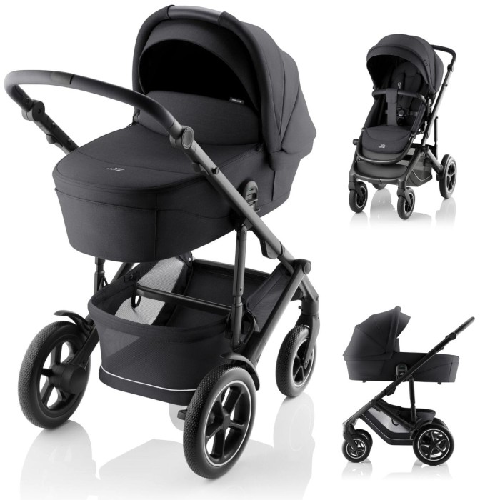 Britax Römer SMILE 5Z wózek dziecięcy 2w1 | Carbon Black | kolekcja Style 2025