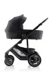 Gondola Britax Römer SMILE 5Z Carbon Black – elegancka wersja z czarną ramą i rączką w kolorze black handle.