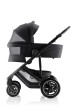 Gondola Britax Römer SMILE 5Z Carbon Black z otwartym okienkiem wentylacyjnym w budce.