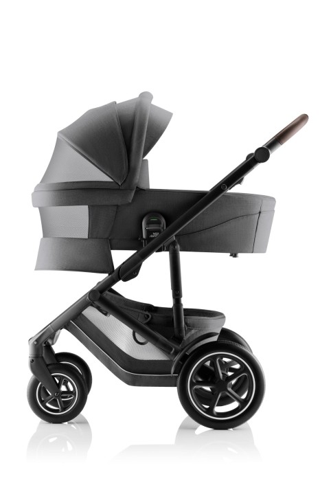 Gondola Britax Römer Smile 5Z Mineral Grey z odsłoniętym panelem wentylacyjnym