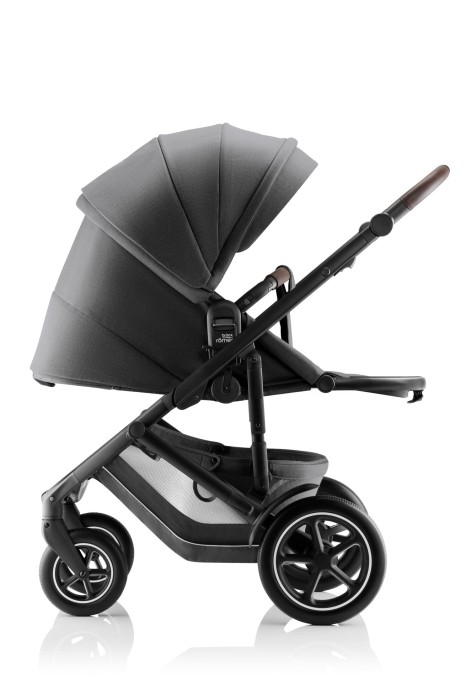 Spacerówka Britax Römer Smile 5Z Mineral Grey – pozycja leżąca tyłem do kierunku jazdy