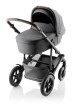 Gondola Britax Römer Smile 5Z Mineral Grey na stelażu – widok boczny