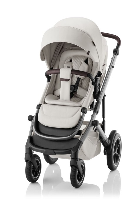Britax Römer Smile 5Z Soft Taupe – spacerówka przodem do rodzica, widok pod kątem