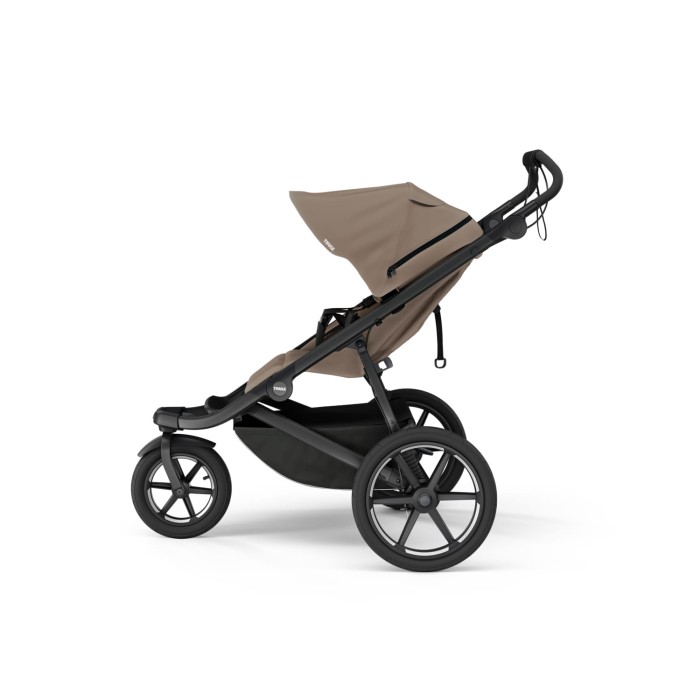Thule Urban Glide 3 Limited Edition – terenowy wózek spacerowy w kolorze Tinted Taupe, widok z boku