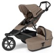 Wózek Thule Urban Glide 3 2w1 z gondolą w kolorze taupe – lekki, nowoczesny model do miasta i terenu.