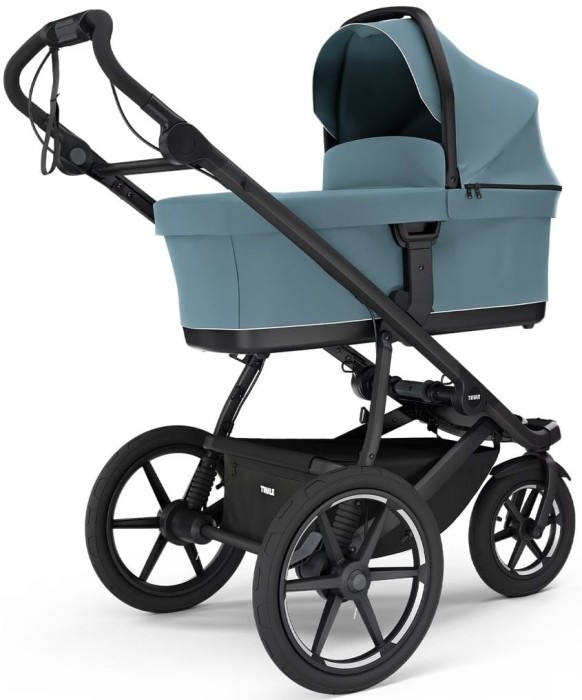 Gondola Thule Urban Glide 3 Mid Blue – komfortowa i przestronna, w modnym niebieskim kolorze.