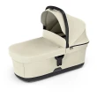 Wózek Thule Urban Glide 3 2w1 z gondolą Soft Beige – elegancki model z dużymi kołami terenowymi, widok od tyłu.