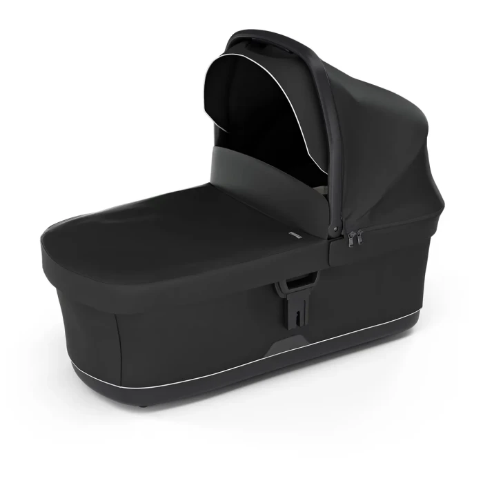 Gondola do wózka Thule Urban Glide 3 w czarnym kolorze – funkcjonalna i stylowa do zestawu 2w1.
