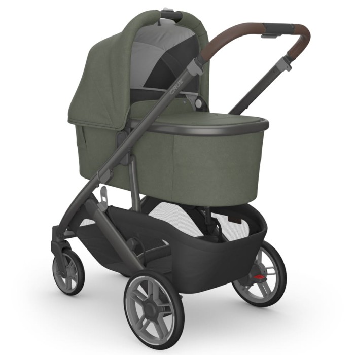 UPPAbaby CRUZ V3 wózek głęboko-spacerowy - wersja z gondolą - widok z przodu