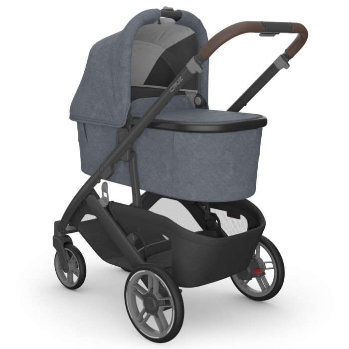 uppababy cruz v3 - wózek dziecięcy - wersja z gondolą - widok od przodu - kolor julian