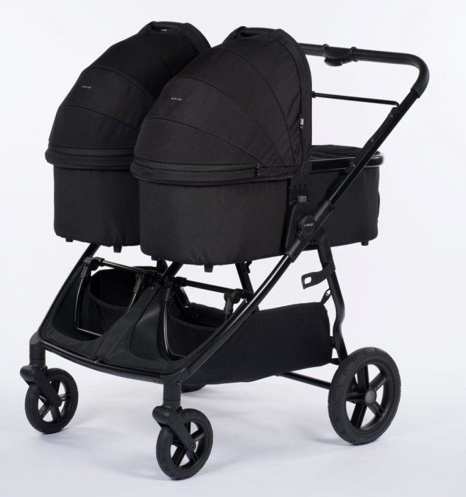 MAST M.TWIN X wózek bliźniaczy 2w1 z regulowaną rączką | Onyx