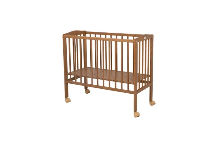 Waldin łóżeczko drewniane 2w1 z opcja dostawki | widok w wersji klasycznej bez materaca | kolekcja Vintage