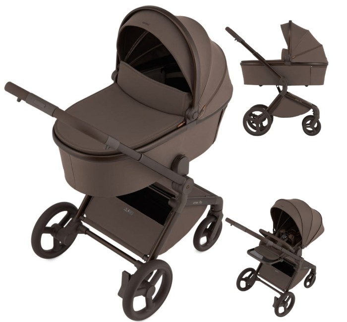 ANEX FLO  wózek głęboko-spacerowy 2w1 | Browny