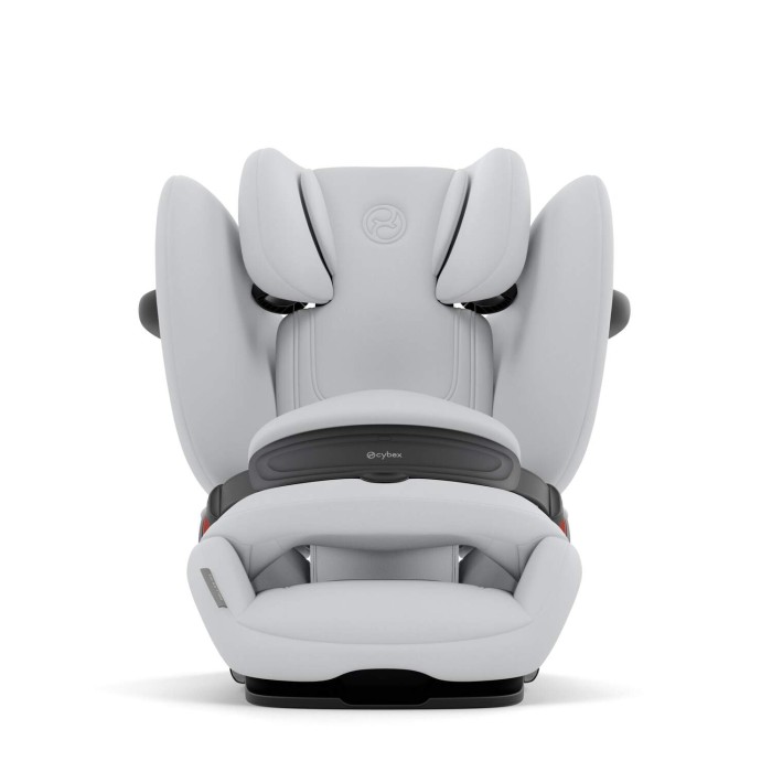 Cybex Pallas G3 - fotelik dziecięcy 76-150 cm - widok od frontu  - kolor Fog Grey